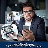 ABUS Überwachungskamera Set mit Megapixel-PoE-Kameras - 4