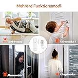 TECKNET Fensteralarm Einbruchschutz, Türalarm mit Fernbedienung, Kabellose Alarmanlage, 4 Funktionsmodi der Sirene für Haus, Geschäft, Pool und Wohnmobil (2er-Pack) - 2