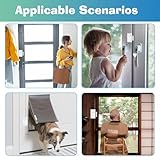 Hendun Kabelloser Tür-Alarm mit Fernbedienung, Diebstahlschutz-Fensteralarm, Kontaktsensoralarm, Innenpool Tür-Alarm, Einstiegsglocke - 2