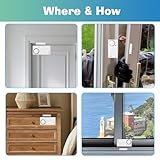 Hendun Kabelloser Tür-Alarm mit Fernbedienung, Diebstahlschutz-Fensteralarm, Kontaktsensoralarm, Innenpool Tür-Alarm, Einstiegsglocke - 5