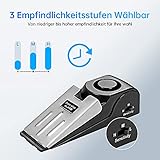Türstopper Alarm, Türstopper mit Rutschfestem Gummi und Alarm, Alarm Keil für Tür mit 120dB (2Packung) - 3