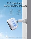 Baseus Security Überwachungskamera Aussen Akku 210Tage, 2K HD, 145 Grad, IP67 Wetterfest, Nachtsicht, Kamera Überwachung Kabellos WLAN mit Lokal Speicher, Menschen und Bewegungsmelder - N1 2-Cam Kit - 6