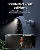 Baseus Security Überwachungskamera Aussen Akku 210Tage, 2K HD, 145 Grad, IP67 Wetterfest, Nachtsicht, Kamera Überwachung Kabellos WLAN mit Lokal Speicher, Menschen und Bewegungsmelder - N1 2-Cam Kit - 7