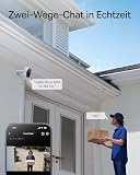 Baseus Security Überwachungskamera Aussen Akku 210Tage, 2K HD, 145 Grad, IP67 Wetterfest, Nachtsicht, Kamera Überwachung Kabellos WLAN mit Lokal Speicher, Menschen und Bewegungsmelder - N1 2-Cam Kit - 8