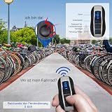 Fahrradalarm mit Fernbedienung – USB wiederaufladbar, Wasserdicht, 120dB Super Lauter Anti-Diebstahl Alarm mit Vibrationssensor für Fahrrad, E-Bike, Motorrad und E-Roller - 5