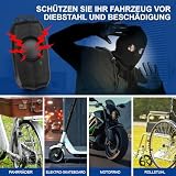 Fahrradalarm mit Fernbedienung – USB wiederaufladbar, Wasserdicht, 120dB Super Lauter Anti-Diebstahl Alarm mit Vibrationssensor für Fahrrad, E-Bike, Motorrad und E-Roller - 6