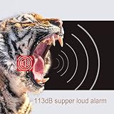 Mengshen Drahtlose Motorrad Fahrrad Alarm, Diebstahlsicherung Alarm Mit Fernbedienung, IP55 Wasserdicht, 113 dB Super Laut (Schwarz) - 6
