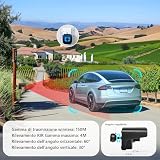 Funk Durchgangsmelder Aussen, PHYSEN Bewegungsmelder Alarm Bewegungssensor IP55 Wasserdichter Anti-Diebstahl Alarmanlage, Auffahrtsalarm & Detektor Tunkklingel, für Wohnung/Auto/Hof/Garage - 3
