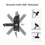 Lepro 20W LED Strahler Außen, 1700LM Superhell Außenstrahler IP65 Wasserdicht Fluter 5000K Scheinwerfer, Flutlicht Aussenleuchte für Garten, Garage, Hotel, Sportplatz, Keine Bewegungsmelder[2 Stücke] - 4