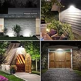 Lepro 20W LED Strahler Außen, 1700LM Superhell Außenstrahler IP65 Wasserdicht Fluter 5000K Scheinwerfer, Flutlicht Aussenleuchte für Garten, Garage, Hotel, Sportplatz, Keine Bewegungsmelder[2 Stücke] - 8