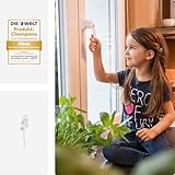 ABUS Abschließbarer Fenstergriff FG200 AB208 - Fensterknauf mit Druckzylinder, gleichschließend - ABUS-Sicherheitslevel 3 - 44259 - Weiß - 6