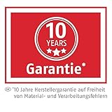 ABUS Abschließbarer Fenstergriff FG300A AL0125 - Fensterknauf mit Druckzylinder und Alarmfunktion, gleichschließend - ABUS-Sicherheitslevel 7 - 71899 - Weiß - 8