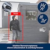 ABUS Akku-Kamera Pro mit Basisstation PPIC91000 Smarte kabellose Überwachungskamera & Funk-Alarmanlage Smartvest Basis-Set Einbruchmeldeanlage - 3