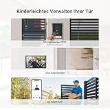 EZVIZ 2K Video Türklingel Kit mit Türsprechanlage & Doppelten 7-Zoll-Farb-Touchscreens, KI Personenerkennung und Zwei-Wege-Audio, Gegensprechanlage mit Türöffner, Dualband-WLAN, HP7 2-Familien-Kit - 4