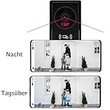 Honmidatek 2-Draht Video Türklingel Gegensprechanlage für Smartphones, 7-Zoll-Touchscreen mit Nachtsichtunterstützung, Fernentriegelung,Zweiwege-Gegensprechanlage für Villen 1 Kamera und 2 Monitoren - 6