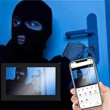 Honmidatek 2-Draht Video Türklingel Gegensprechanlage für Smartphones, 7-Zoll-Touchscreen mit Nachtsichtunterstützung, Fernentriegelung,Zweiwege-Gegensprechanlage für Villen 1 Kamera und 2 Monitoren - 9