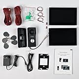 Honmidatek 2-Draht Video Türklingel Gegensprechanlage für Smartphones, 7-Zoll-Touchscreen mit Nachtsichtunterstützung, Fernentriegelung,Zweiwege-Gegensprechanlage für Villen 1 Kamera und 2 Monitoren - 10