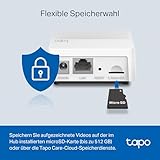 TP-Link Tapo D230S1 Video-Türklingel Akku (Video Doorbell), Türklingel mit Kamera, 2K 5MP, Farbe Nachtsicht, ultrabreiten Sichtfeld, herausnehmbare Batterie, KI-Erkennung, Mit Chime - 6