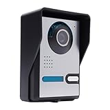Video Türsprechanlage Türklingel Intercom System, Türsprechanlage mit 7 Zoll 2-Monitor 1-Kamera Für 1-Familienhaus, Farb-TFT-LCD IR-Kamera Nachtsicht, Elektroschloss-Steuerfunktion - 6