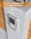 TMEZON Video Türsprechanlage mit Türöffner, 2-Draht Kabel, 7-Zoll-Farbmonitor mit HD-Türklingelkamera, 2-Wege-Audio, Nachtsicht,16 Klingeltöne, Unterstützt 2 Schlösser,für 1 Familie - 5