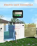 TMEZON Video Türsprechanlage mit Türöffner, 2-Draht Kabel, 7-Zoll-Farbmonitor mit HD-Türklingelkamera, 2-Wege-Audio, Nachtsicht,16 Klingeltöne, Unterstützt 2 Schlösser,für 1 Familie - 7