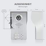 ELRO DV4000-2 Video-Türsprechanlage Kit │ 2 Wohnungen │ 1080P Full HD Kamera mit Nachtsicht │ 4-Draht Kabel │ 16 Klingeltöne - 5