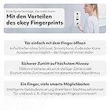DoorBird D2101V Türstation mit ekey sLine Fingerprint (Edelstahlgehäuse, Fingerprint Schwarz, Controller), Sprechanlage mit biometrischer Zutrittslösung zur Unterputzmontage, 15 W, 15 V, Edelstahl V4A - 3