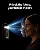 SwitchBot WLAN Smart Lock Ultra mit Keypad Vision, 3D-Gesichts-/Fingerabdruckerkennung, Elektronisches Türschloss mit Aufladbarem Akku, Öffnen per Gesicht, Fingerprint, Code, Alexa, unterstützt Matter - 2