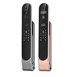 Smart Tuya Türschloss, 3D-Gesichtserkennung, Gegensprechanlage, Fingerabdruck, Passwort, Karte, digitales Türschloss (Schwarz - 01) Octopus Füße - 5