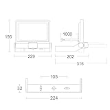 Steinel LED-Außenstrahler XLED ONE S anthrazit - 10