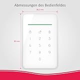 ELRO AS90S Home+ Smart Alarmanlage-WiFi-GSM Funktion-Bestens getestet-Mit Basisstation, Bedieneinheit, Bewegungsmelder, 3X Tür-/Fensterkontakt und Funk Key Ring, Komplettes Set - 15