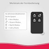 ELRO AS90S Home+ Smart Alarmanlage-WiFi-GSM Funktion-Bestens getestet-Mit Basisstation, Bedieneinheit, Bewegungsmelder, 3X Tür-/Fensterkontakt und Funk Key Ring, Komplettes Set - 19