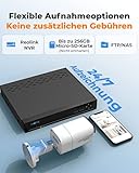 Reolink 4K Smarte PoE Überwachungskamera Aussen mit Personen-/Fahrzeugerkennung, 8MP IP Kamera mit Audio und microSD Kartensteckplatz, IR Nachtsicht, IP67 Wasserfest, Zeitraffer, RLC-810A - 4
