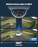 Reolink 16MP UHD 180° Panorama Dual-Objektiv Überwachungskamera, Bewegungsverfolgung, Farbnachtsicht, Spotlight, Smart-Erkennung & Alarme, Zwei-Wege-Audio, IK10 Vandalismussicher, IP67, Duo 3V PoE - 2