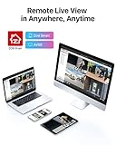 ZOSI 1080P Full HD Verkabelt Video Überwachungskamera Set Aussen mit 2TB HDD, 8CH H.265+ DVR, 8X 2MP Outdoor Kamera mit BNC Kabel, Bewegungserkennung - 4