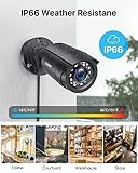ZOSI 1080P Full HD Verkabelt Video Überwachungskamera Set Aussen mit 2TB HDD, 8CH H.265+ DVR, 8X 2MP Outdoor Kamera mit BNC Kabel, Bewegungserkennung - 7