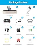 ZOSI 1080P Aussen Verkabelt Überwachungskamera Set mit 1TB HDD, 8CH H.265+ DVR, 4X 2MP Kabelgebunden Outdoor Bullet Kamera mit BNC Kabel, 24/7 Videoaufzeichnung - 6