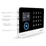 XNY 4G Alarmanlage Haus, WLAN Drahtloses Alarmanlage Wohnung mit APP-Benachrichtigung, 24 Stück(5 Bewegungsmelder, 10 Fenster Tür Sensoren, Fernbedienungen, Alarmsirene), Funktioniert mit Alexa - 3