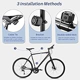 Cruxer Fahrrad Alarmanlage mit USB Wiederaufladbar,Diebstahlsicherungen Diebstahlschutz Zubehör Diebstahl mit Fernbedienung Drahtlose,Fahrradschloss Alarm Anhänger für Roller MTB Ebike E Scooter - 4