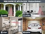 800m Reichweite drahtloses Einfahrtsalarmsystem - Bewegungssensor & Detektor-Home & Office DIY Sicherheitsalarmsystem- Überwachen & Schützen von Outdoor/Indoor Eigentum- 1 Empfänger und 2 Sensoren - 3