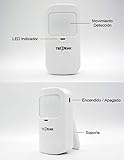 GSM/WLAN Alarmanlagen Komplettsystem, TECPEAK Alarmanlage Haus, Haussicherheits Set inkl Außensirene, Kabellos, Batteriebetrieben - 3