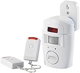 VisorTech Alarmanlage: 2er-Set Hausalarme mit PIR-Bewegungsmelder und 2 Fernbedienungen (Bewegungsmelder mit Alarm, Bewegungsalarm, Bewegungsmeldern innen) - 2