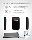 PAJ GPS - Allround Finder 4G - GPS-Tracker für Auto, Motorrad, Fahrzeuge, Kinder, Senioren & Demenz - Sprachnachrichten - Echtzeit-Ortungsgerät mit SOS-Notrufknopf - bis 40 Tage Akkulaufzeit - 4