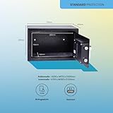 Yale Elektronischer Tresor - YSV/200/DB2 - Klein - Schwarz - Standardsicherheit - 5