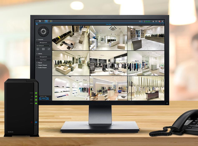 Monitor mit abgebildeten Ueberwachungssystem